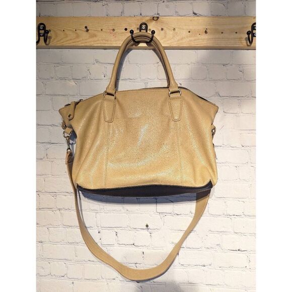 Carlos Santana 2-tone large vegan leather purse * - Picture 2 of 4